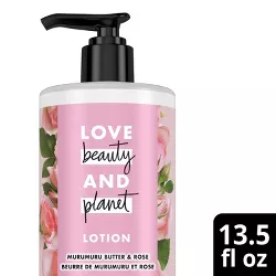 Love Beauty & Planet Murumuru Butter and Rose Oil Hand and Body Lotion - 13.5oz