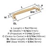 Amerock Kane Cabinet or Drawer Pull - 4 of 4