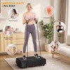SEVOBAL Full Body Vibration Platform with Resistance Bands Crazy Fitness Massage Shaking Machine Lymphatic Drainage Weight Loss , Black, - 2 of 4