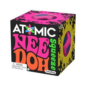NeeDoh Atomic Fidget Ball, 2.5", Assorted Colors, Ages 3 and Up, Colors May Vary, 1 count - 1 of 3