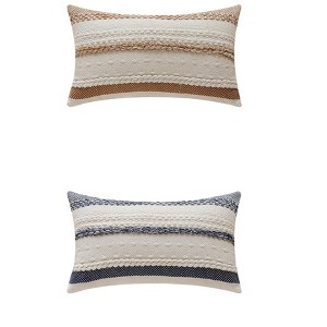 REGALWOVEN 2 Pcs Striped Decorative Throw Pillow Covers for Couch Bed Sofa Home Decor - 1 of 4