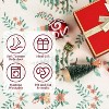 TackView Christmas Rug Washable, Non Slip Low Pile Christmas Tree & Floral Accent Carpet, for Living Room, Bedroom, Kitchen - 4 of 4