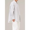 Women's Oversize Button Down Shirt - GRADE & GATHER - 3 of 4