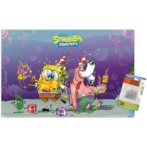 Trends International Nickelodeon Spongebob 25th - Trippy Party Unframed Wall Poster Prints - 1 of 4