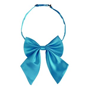 INSPIRE CHIC Women's Pre-Tied Bowknot Solid Color Ribbon Bow Ties - 1 of 4