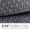 Fosmon #5 Poly Bubble Mailer 10.5" x 16", Extra Wide Padded Shipping Envelopes, White - 4 of 4