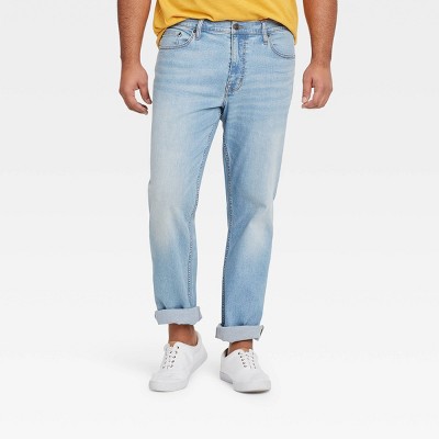 BOSS - Slim-fit jeans in bright-blue super-stretch denim