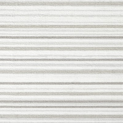 Layne Silver Gray Stripe Washable Synthetic Area Rug 6' x 9'