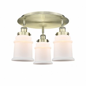 Canton - 3 Light Flush Mount In Industrial Style-10.75 Inches Tall and 17.75 Inches Wide - 1 of 1
