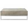 Eartha Concrete Indoor/Outdoor Coffee Table - Dark Grey - Safavieh - image 4 of 4