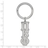 Black Bow Jewelry Sterling Silver Pi Beta Phi Greek Life Key Chain - image 2 of 3