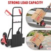Stair Climbing Dolly, 330 Lbs Weight Capacity, Foldable Hand Truck with 6 Rubber Wheels - 3 of 4