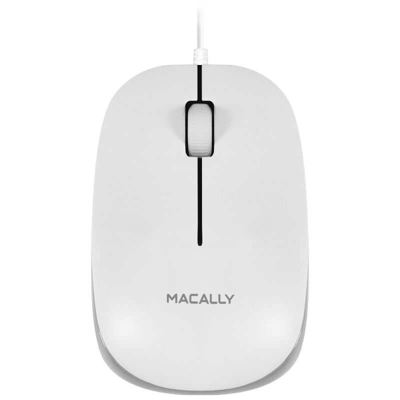 Macally USB-C Wired Computer Mouse with 3 Soft-Click Button & Scroll Wheel for Windows PC, Apple Ma, 2 of 8