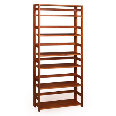 67" Cakewalk High Folding Bookcase Cherry - Regency