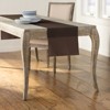 Slickblue 14"x108" Linen-Look Table Runner – Polyester Poplin, Wrinkle-Resistant, Serged Edge Finish, 41 Color Options - 2 of 3