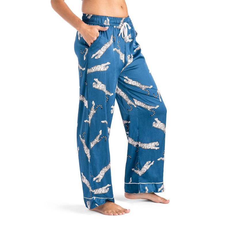 Hello Mello Women’s Beauty Sleep Satin Pajama Pants, 2 of 5