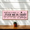 Slickblue Sweet Goodnight Quote Sign, 3.5x10 Rustic Knotty Pine Wood Plaque, Wall or Shelf Decor - 3 of 3