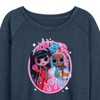 Women's - LOL Surprise! - Sweet & Spicy Babes Lightweight French Terry Wide Neck Long Sleeve Shirt - 2 of 4