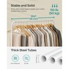 SONGMICS 36" Clothes Rack with Wheels 44lb Load Capacity Garment Rack with Storage Shelf Clothing Rack for Bedroom - 3 of 4
