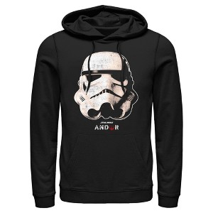 Men's Star Wars: Andor Stormtrooper Helmet Pull Over Hoodie - 1 of 4