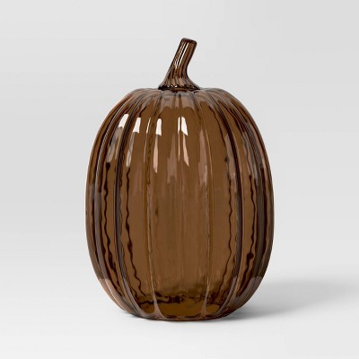 Glass Pumpkin Amber - Threshold™