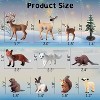 20-Piece Realistic Forest Animal Figurine Set, Plastic Miniature Wildlife Toys & Cake Topper for Kids Toddlers - 4 of 4
