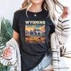 Majestic Wyoming State Prairie T-Shirt, Grand Teton Bison Tee and Western Landscape Souvenir | OrnamentallyYou - 4 of 4