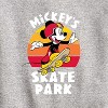Boys' - Disney - Skater Mickey Graphic Long Sleeve Fleece Sweatshirt - 2 of 4