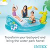 Intex 57165EP Gator Outdoor Inflatable Kiddie Pool Water Play Center with Slide - image 4 of 4