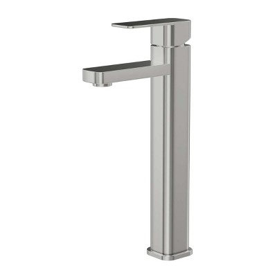 ChicFurnit Bathroom Sink Faucet Single Handle Modern Design Brushed Nickel Finish for Stylish Spaces, Gray, 20"*12"*6"
