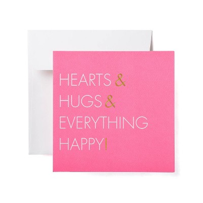 6ct Valentine's Day Cards Hearts and Hugs