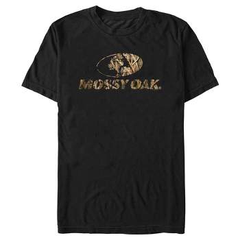 Men's Mossy Oak Black Water Bold Logo T-Shirt - Black - 3X Large