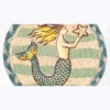 Earth Rugs Mermaid Star Round Coaster Set – 7"x7" Coastal Jute Accent Decor - 3 of 3