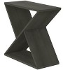 Monarch Specialties Accent Table 2 Tier End Side Table Square Nightstand Bedroom Lamp Brown Veneer Traditional - 4 of 4