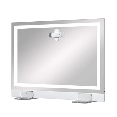 HOMLUX LED Vanity Mirror - Adjustable Lights, Self timer, Hanging Setting