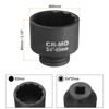 Unique Bargains 40CR Metric High Torque 3/4 Inch Driver Wrench 12 Point Impact Socket - 2 of 4
