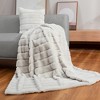 Cozy Bliss Plush Faux Fur Blanket, Ultra Soft Throw Blanket - 4 of 4