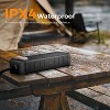 Outdoor Power Strip Weatherproof, 25 FT Extension Cord, Waterproof Surge Protector with 4 Outlets 1250W Shockproof Overload Protection, Flat Plug - 3 of 4
