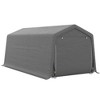 Outsunny 20' x 10' Portable Garage, Heavy Duty Carport, Storage Tent Shelter w/ Anti-UV Sidewalls and Double Zipper Doors - image 4 of 4