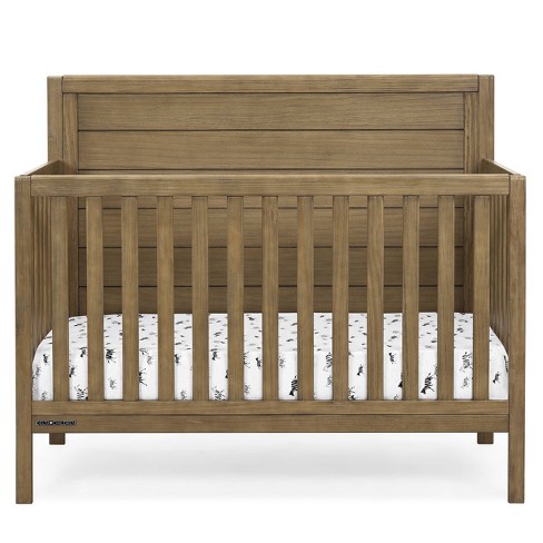 Delta Children Cambridge 4 in 1 Convertible Greenguard Gold Certified Crib Rustic Acorn Target