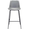 Zuo Byron Barstool Gray - 3 of 4