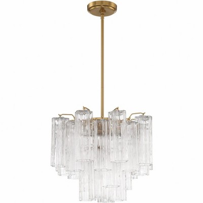 Crystorama Lighting Addis 4 - Light Chandelier in  Aged Brass