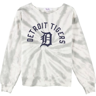 Touch Womens Detroit Tigers Tie Dye Sweatshirt