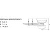 Hunter Fresh White Newsome Lighted Ceiling Fan Fresh White Finish 42" Blades with Light Kit for Low Ceilings - 4 of 4