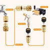 Infurnic Hose Valves and Connectors Pressure Washer Adapter Set, M22 Metric Male Thread Quick Connector with 3/4" to Quick Release,8-Pack, Brass - 4 of 4