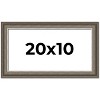 PosterPalooza | Panoramic Weathered Black Picture Frame - UV Acrylic, Foam Board Backing, Hanging Hardware - 2 of 4