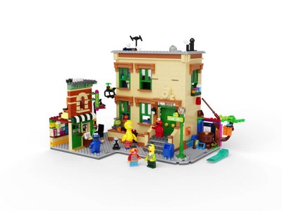 LEGO Ideas 123 Sesame Street 21324 – Kit da costruzione per adulti