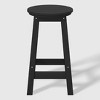 WestinTrends Malibu 24" All Weather Hdpe Outdoor Patio Round Backless Counter Stool (Set of 3) - image 4 of 4