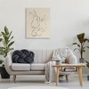 Stupell Industries Earthtone Bunny Sketch Canvas Wall Art - 2 of 4