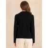 Allegra K Women's Button Front Cropped Casual Work Sweater Blazer Jacket - 4 of 4